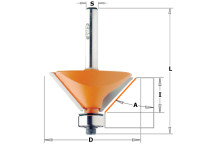 CMT - CHAMFER BIT W/BRNG HW S=6,35 D=31,7X 9,5