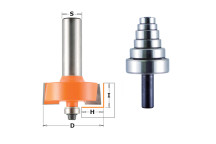 CMT - RABBETING SET HW S=12,7 D=34,9X19