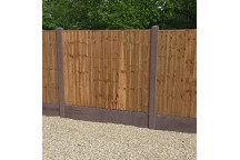 1.83m 50 x 150 Concrete PRIMAPOST Gravel Board - Solid - Brown