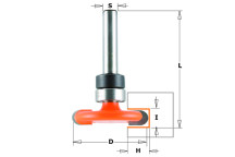 CMT - HW-SLOT CUTTER Z2 S=6.35 D=31.75X6.35 R3.17 RH