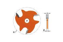 CMT - SLOT CUTTER Z3 HW F=8 D=47.6X2