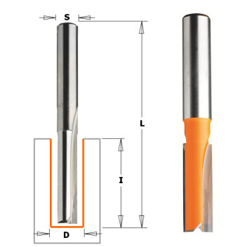 CMT - STRAIGHT BIT HW S=6,35 D=12X31,7X60