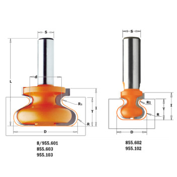 CMT - FINGER PULL BIT HW S=12,7 D=47,6X28,5