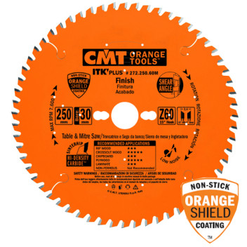 CMT ITK PLUS FINISH SAW BLADE Hw 190X1.7X30(+20+16) Z=42 Atb+She