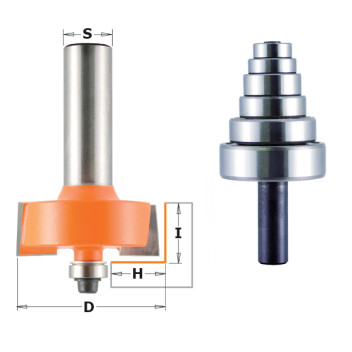 CMT - RABBETING SET HW S=12,7 D=34,9X19