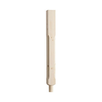 Stop Chamfered Spigot Newel Post 91x91x850mm PEFC