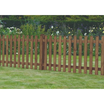 1.22 x 1.83 Picket Pressure Treated Fencepanel     [Post Ctrs. @ 1.8m]