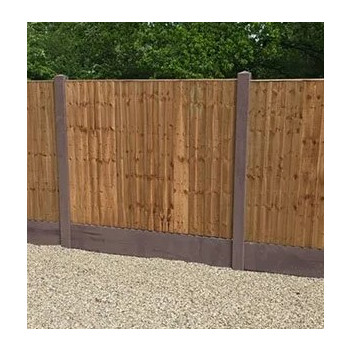 1.83m 50 x 150 Concrete PRIMAPOST Gravel Board - Solid - Brown