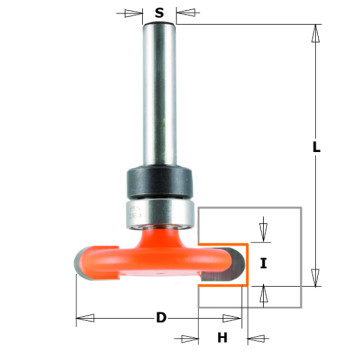 CMT - HW-SLOT CUTTER Z2 S=6.35 D=31.75X6.35 R3.17 RH