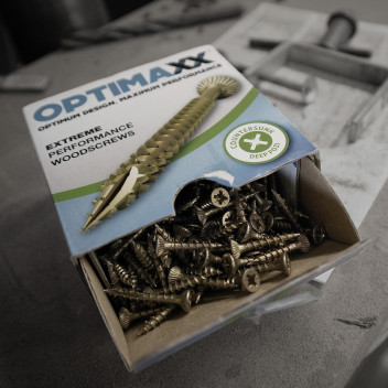 C288-312 - 3.5x25 Optimaxx Woodscrew 200PC