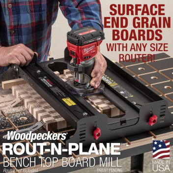 Woodpeckers ROUT-N-PLANE BENCH TOP BOARD MILL