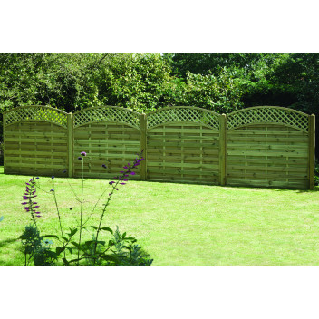 1.8 x 1.8 Arched Top Lattice Fencepanel ALT180