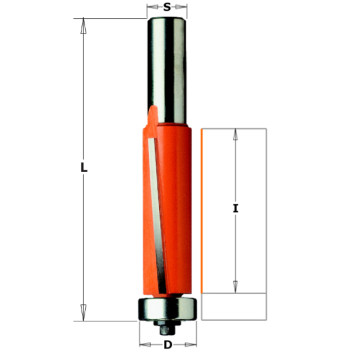 CMT - SUPER-DUTY FLUSH TRIM BIT HW S=12,7 D=19X50,8